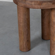 LABEL51 Bijzettafels Elly - Nature Smooth - Mangohout - 42 cm