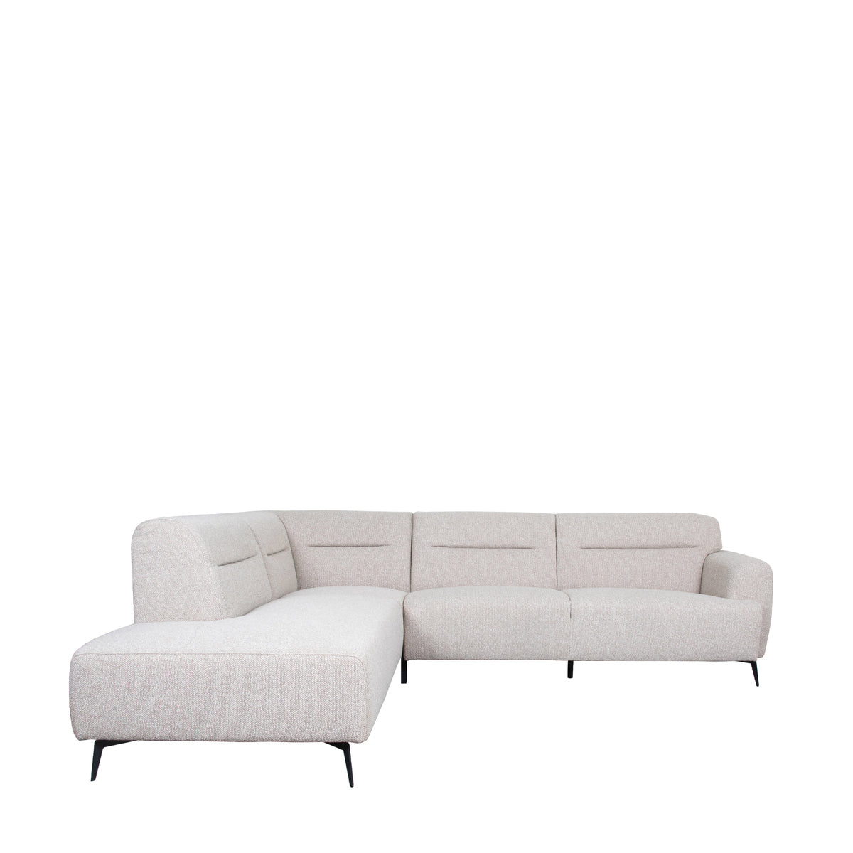 LABEL51 Hoekbanken Bolzano - Naturel - Boucle - Hoekbank Links