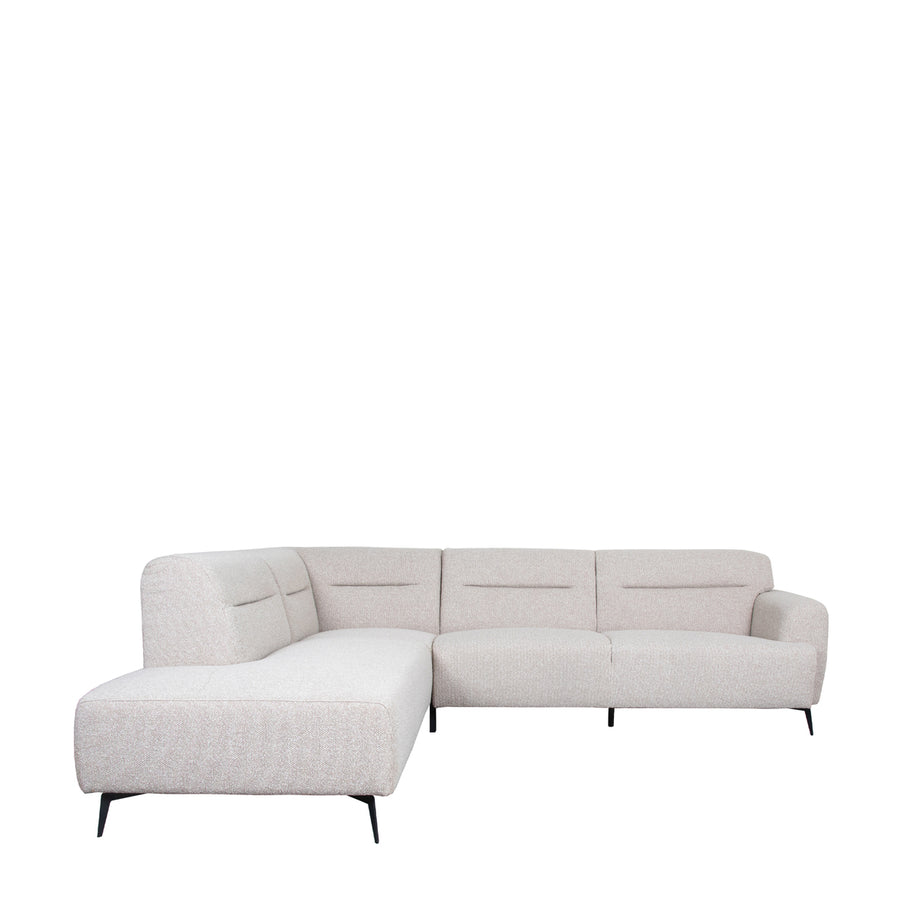 LABEL51 Hoekbanken Bolzano - Naturel - Boucle - Hoekbank Links