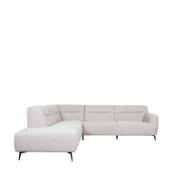 LABEL51 Hoekbanken Bolzano - Naturel - Boucle - Hoekbank Links