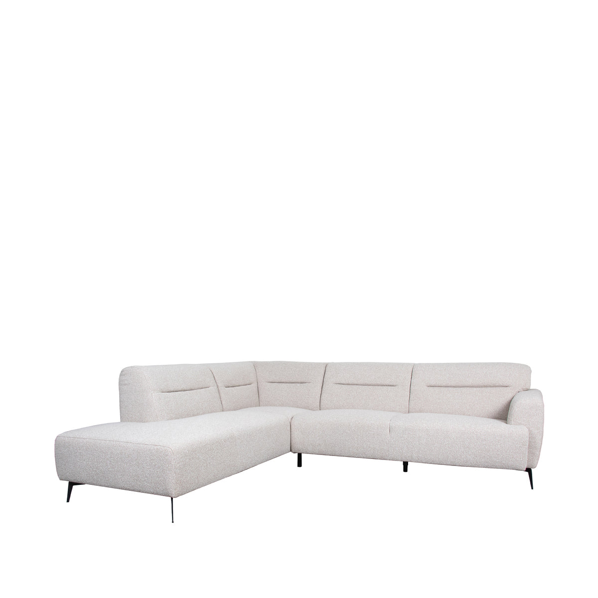 LABEL51 Hoekbanken Bolzano - Naturel - Boucle - Hoekbank Links