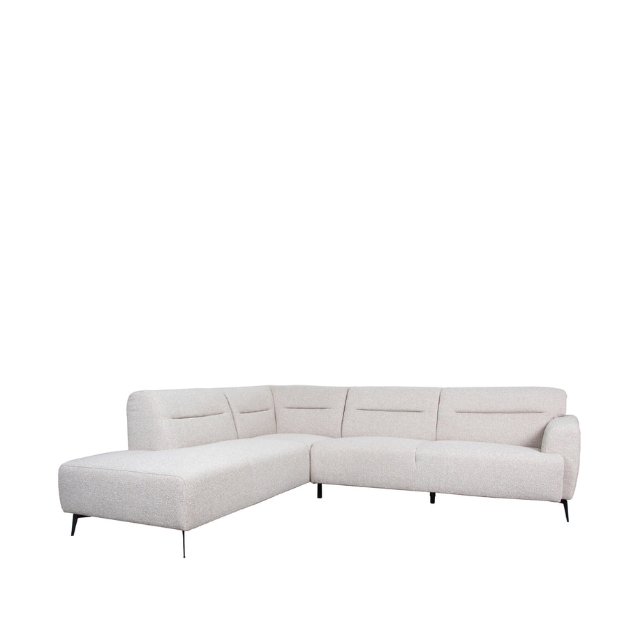 LABEL51 Hoekbanken Bolzano - Naturel - Boucle - Hoekbank Links