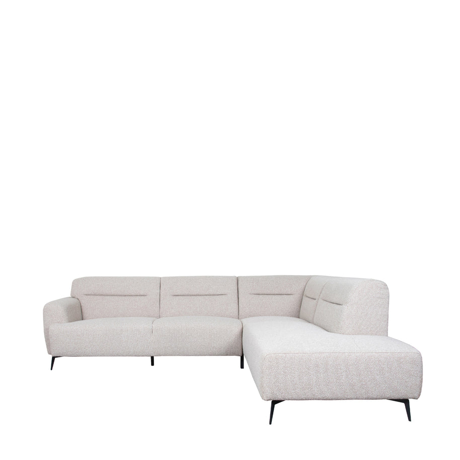 LABEL51 Hoekbanken Bolzano - Naturel - Boucle - Hoekbank Rechts
