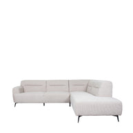 LABEL51 Hoekbanken Bolzano - Naturel - Boucle - Hoekbank Rechts