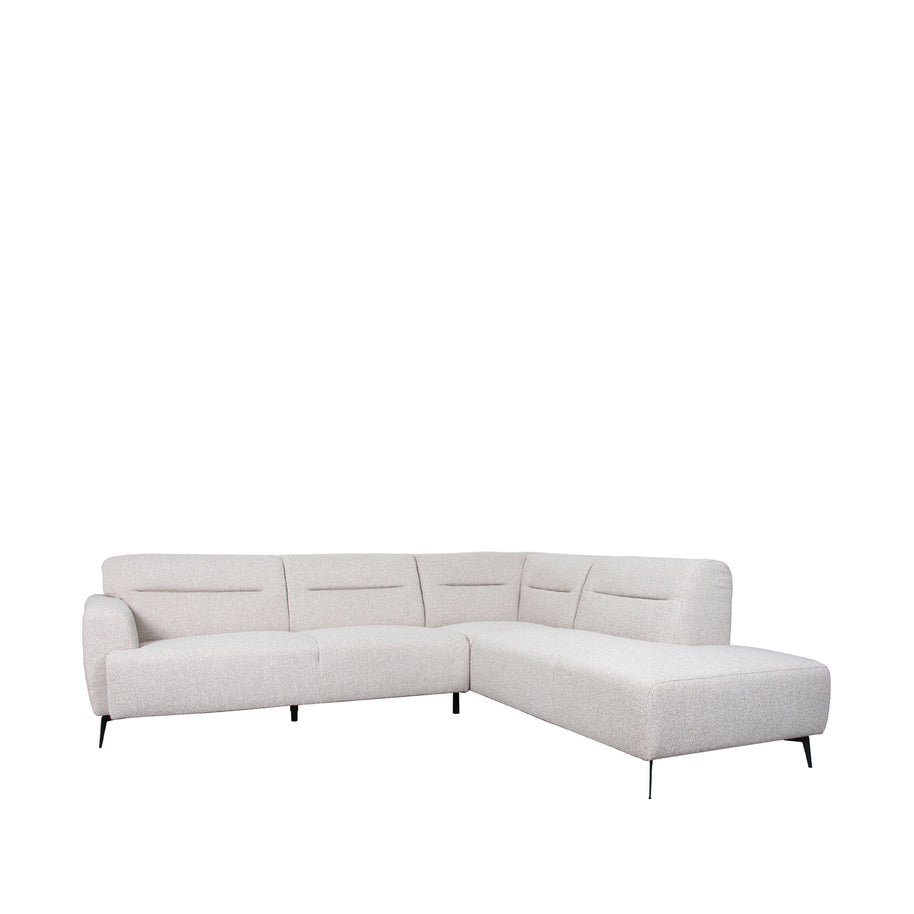 LABEL51 Hoekbanken Bolzano - Naturel - Boucle - Hoekbank Rechts