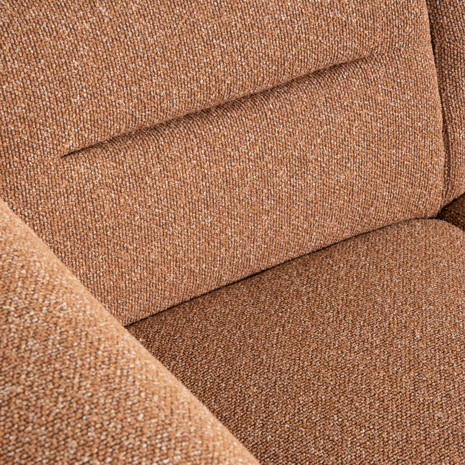LABEL51 Hoekbanken Bolzano - Coral - Boucle - Hoekbank Links