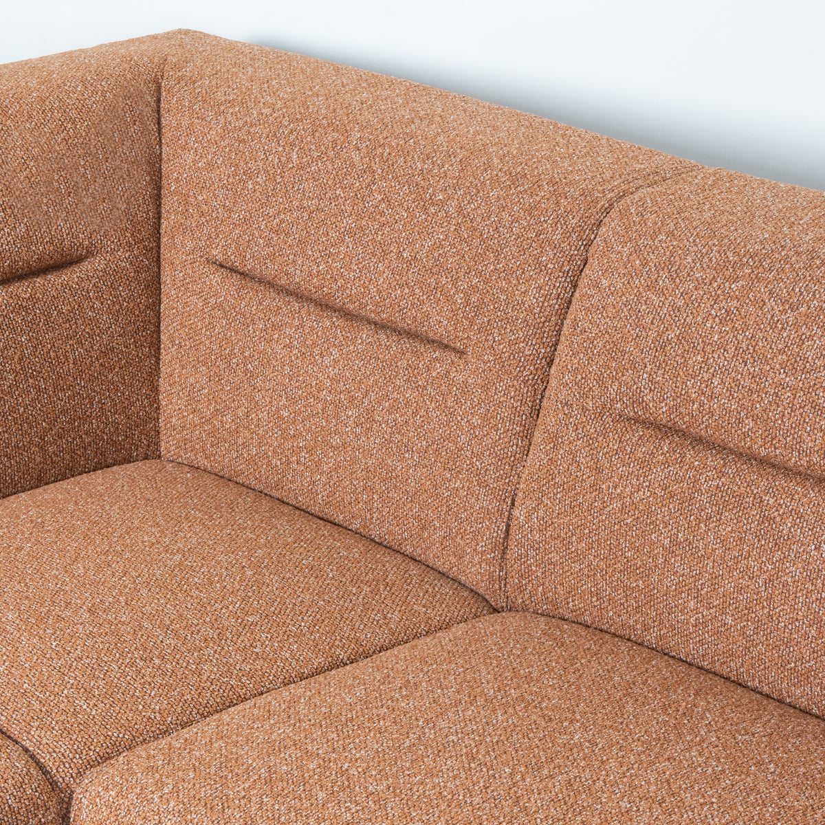 LABEL51 Hoekbanken Bolzano - Coral - Boucle - Hoekbank Links