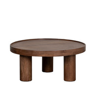 LABEL51 Salontafels Elly - Nature Smooth - Mangohout - 70 cm