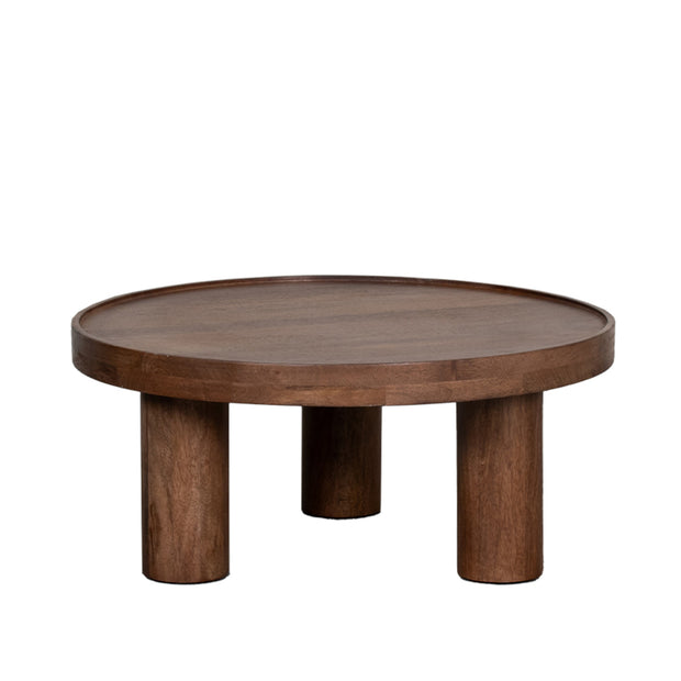 LABEL51 Salontafels Elly - Nature Smooth - Mangohout - 70 cm