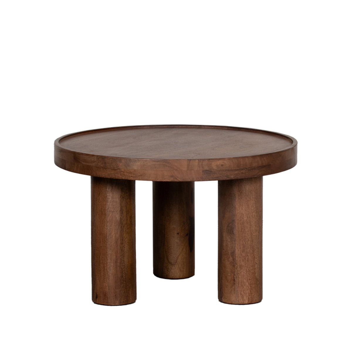 LABEL51 Salontafels Elly - Nature Smooth - Mangohout - 60 cm - Rond