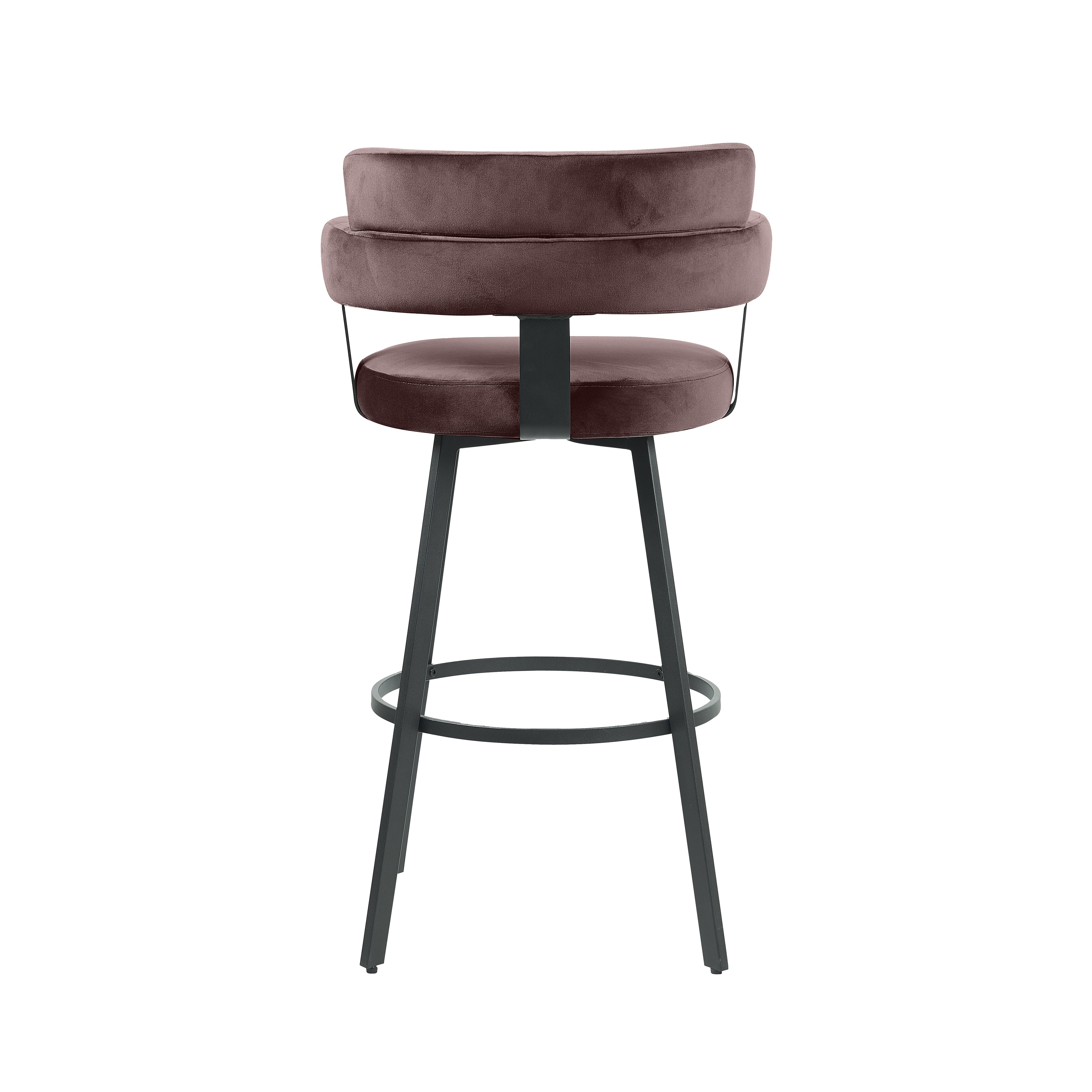 LABEL51 Barkrukken Bardio - Taupe - Fluweel - Hoog