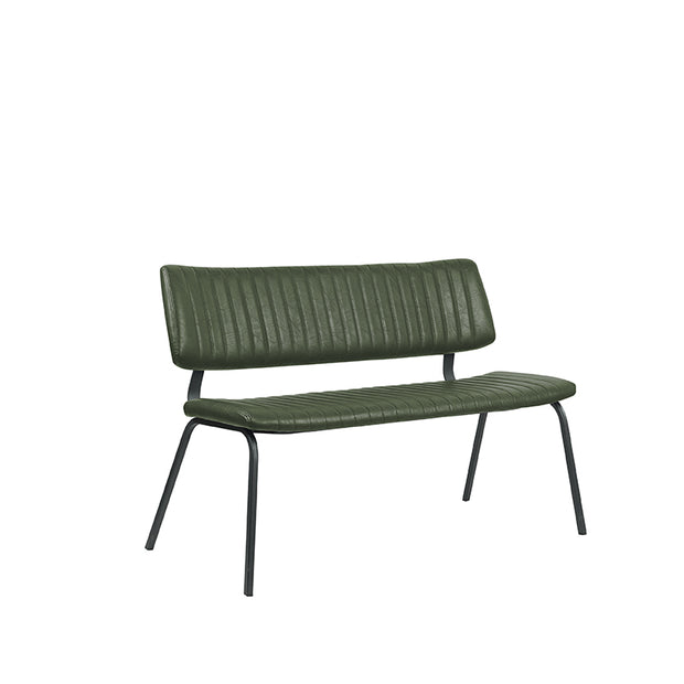 LABEL51 Eetkamerbanken Gusto - Hunter - Kunstleder - 120 cm