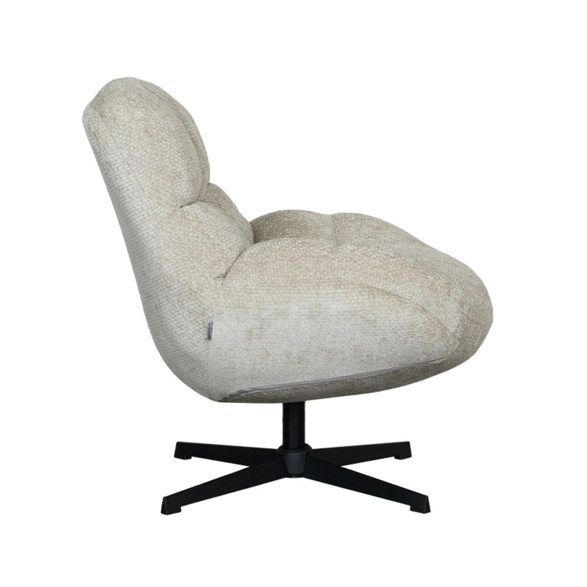 LABEL51 Fauteuils Huxley - Mushroom - Chenille - One Size