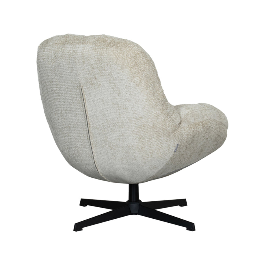 LABEL51 Fauteuils Huxley - Mushroom - Chenille - One Size