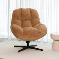 LABEL51 Fauteuils Huxley - Cognac - Chenille - One Size