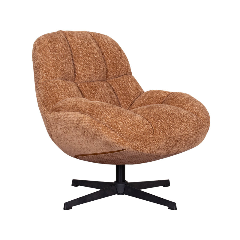 LABEL51 Fauteuils Huxley - Cognac - Chenille - One Size