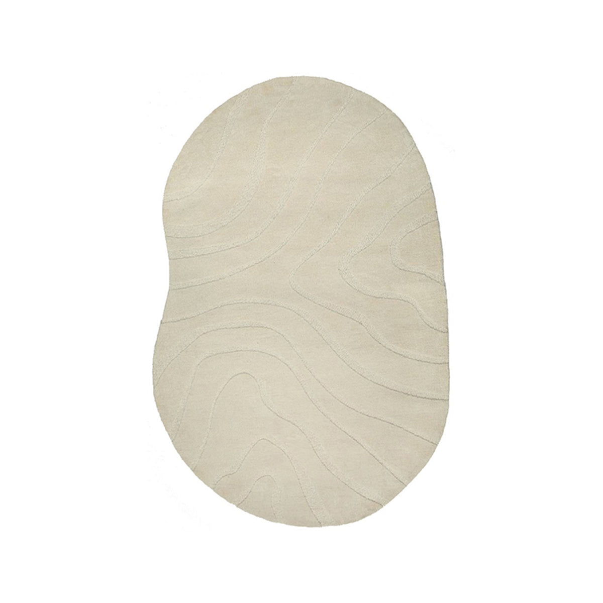 LABEL51 Vloerkleden Goa - Zand - Polyester - 200x300 cm - Organisch