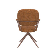 LABEL51 Eetkamerstoelen Basel - Coral - Boucle - Coral Metalen Frame