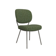 LABEL51 Eetkamerstoelen Singapore - Forest - Boucle - Forest Metalen Frame