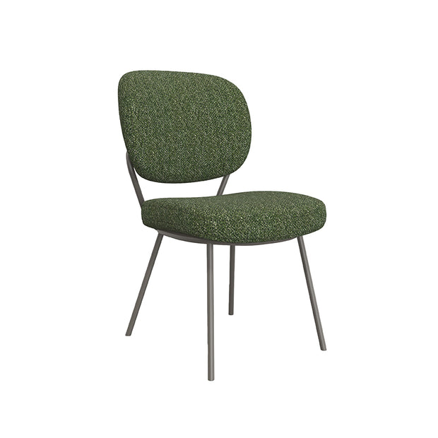 LABEL51 Eetkamerstoelen Singapore - Forest - Boucle - Forest Metalen Frame