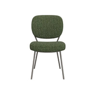 LABEL51 Eetkamerstoelen Singapore - Forest - Boucle - Forest Metalen Frame