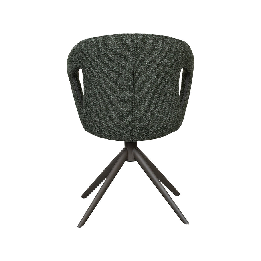 LABEL51 Eetkamerstoelen Zurich - Forest - Boucle - Forest Metalen Frame