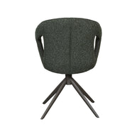 LABEL51 Eetkamerstoelen Zurich - Forest - Boucle - Forest Metalen Frame