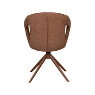 LABEL51 Eetkamerstoelen Zurich - Coral - Boucle - Coral Metalen Frame