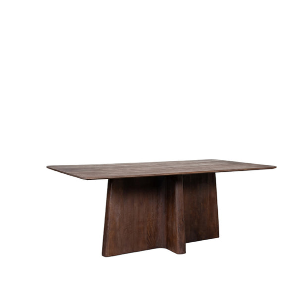LABEL51 Eetkamertafels Scott - Espresso - Mangohout - 200 cm