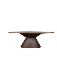 LABEL51 Eetkamertafels Jagger - Espresso - Mangohout - 240 cm - Ovaal