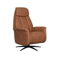 LABEL51 Fauteuils Oslo - Cognac - Kunstleder - 1-Motorig