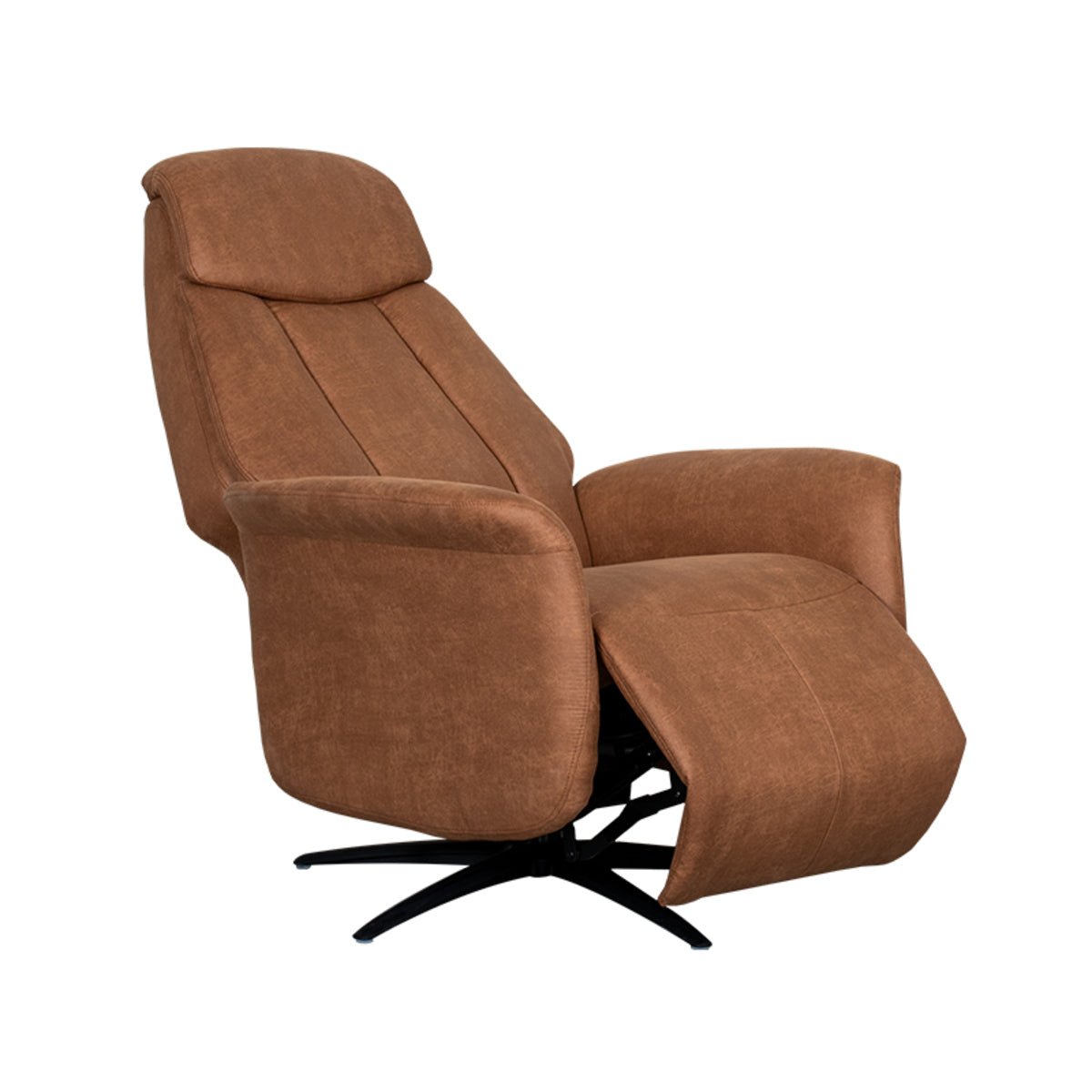 LABEL51 Fauteuils Oslo - Cognac - Kunstleder - 1-Motorig