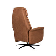 LABEL51 Fauteuils Oslo - Cognac - Kunstleder - 1-Motorig