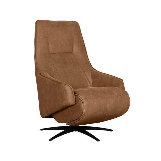 LABEL51 Fauteuils Odense - Cognac - Kunstleder - 2-Motorig
