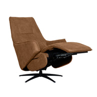 LABEL51 Fauteuils Odense - Cognac - Kunstleder - 2-Motorig