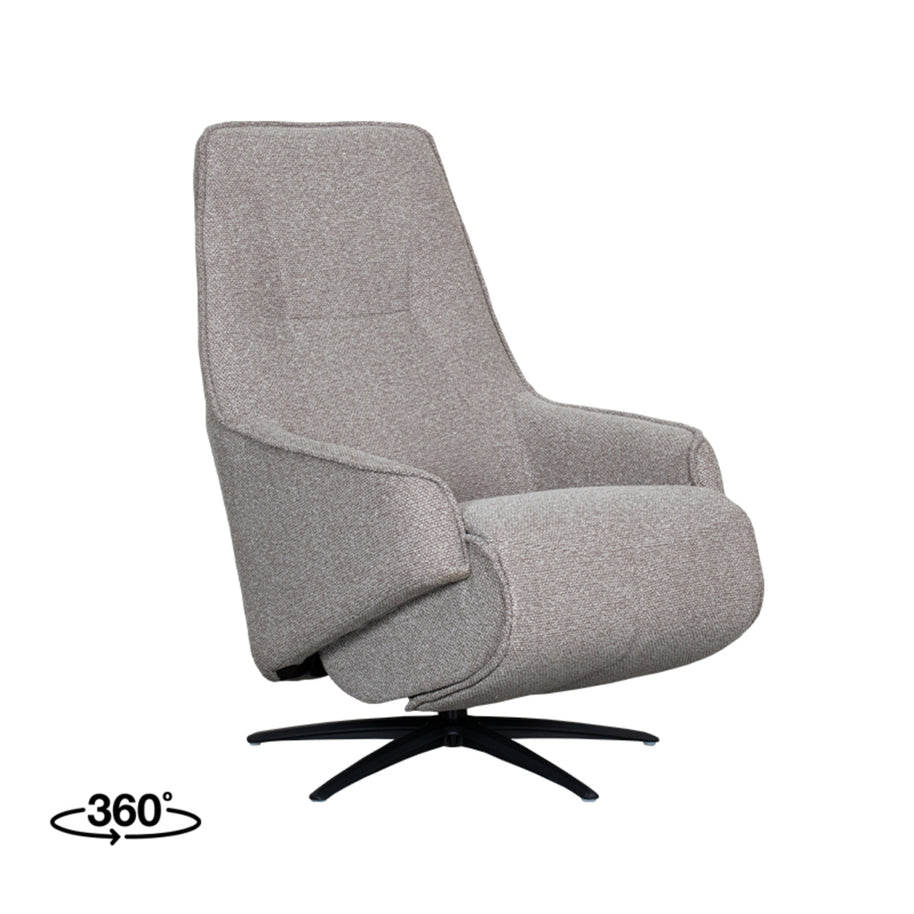 LABEL51 Fauteuils Odense - Mushroom - Boucle - 2-Motorig