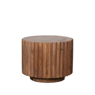 LABEL51 Salontafels Novan - Nature Smooth - Mangohout - 50 cm - Rond