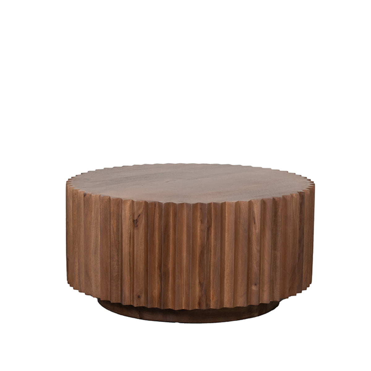 LABEL51 Salontafels Novan - Nature Smooth - Mangohout - 70 cm - Rond