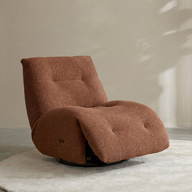 LABEL51 Fauteuils Relax and Recharge - Coral - Boucle - Met Accu