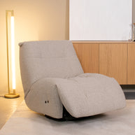 LABEL51 Fauteuils Relax and Recharge - Naturel - Boucle - Met Accu