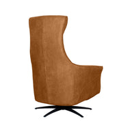 LABEL51 Fauteuils Lund - Cognac - Kunstleder - 2-Motorig - Met Massagefunctie