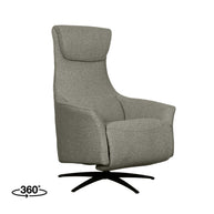 LABEL51 Fauteuils Lund - Mushroom - Boucle - 2-Motorig - Met Massagefunctie