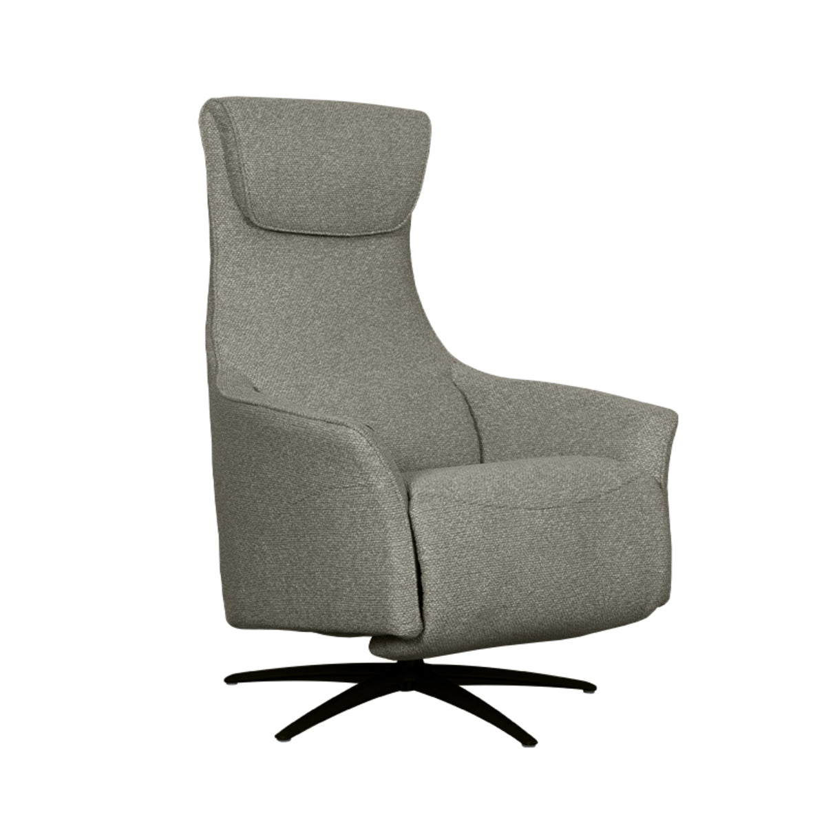 LABEL51 Fauteuils Lund - Mushroom - Boucle - 2-Motorig - Met Massagefunctie