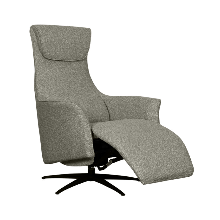 LABEL51 Fauteuils Lund - Mushroom - Boucle - 2-Motorig - Met Massagefunctie
