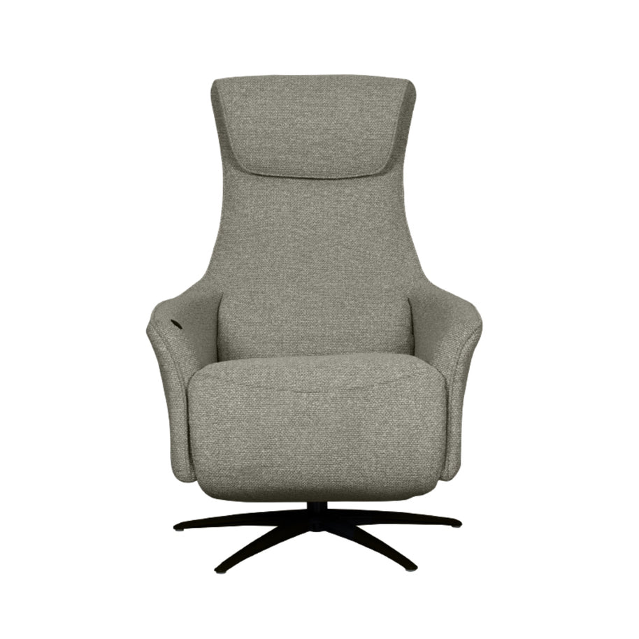 LABEL51 Fauteuils Lund - Mushroom - Boucle - 2-Motorig - Met Massagefunctie
