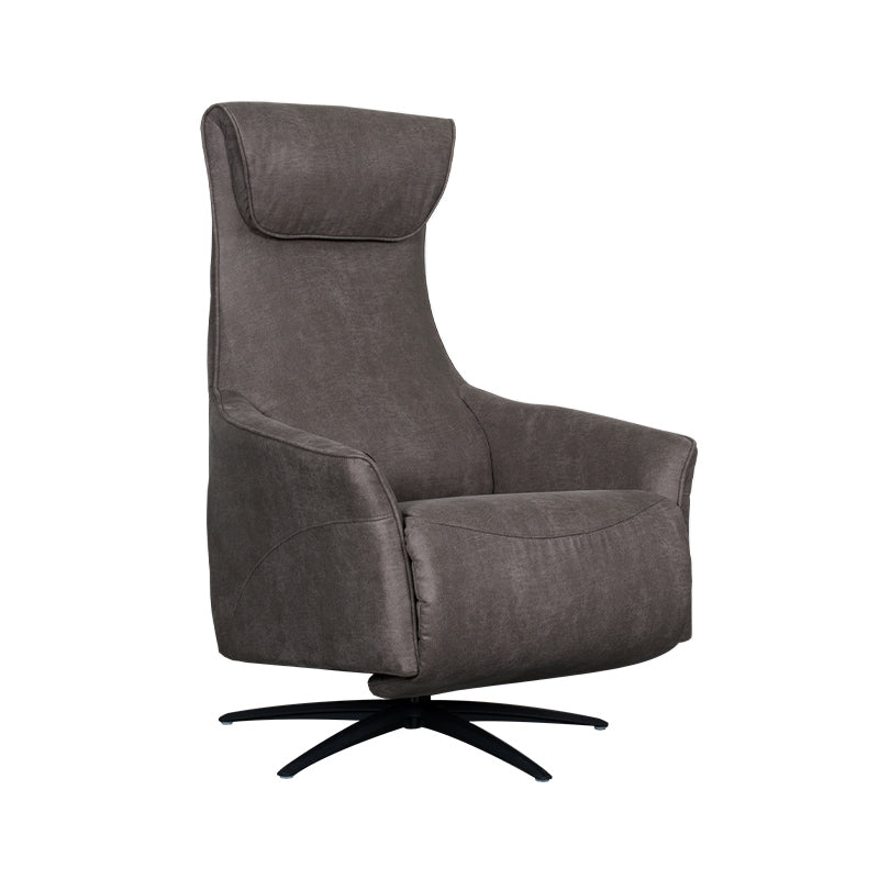 LABEL51 Fauteuils Lund - Antraciet - Kunstleder - 2-Motorig - Met Massagefunctie