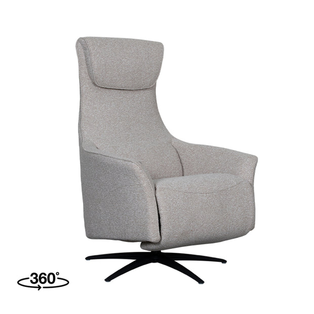 LABEL51 Fauteuils Lund - Naturel - Boucle - 2-Motorig - Met Massagefunctie