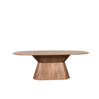 LABEL51 Eetkamertafels Jagger - Nature Smooth - Mangohout - 220 cm - Ovaal