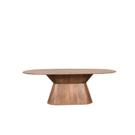 LABEL51 Eetkamertafels Jagger - Nature Smooth - Mangohout - 200 cm - Ovaal