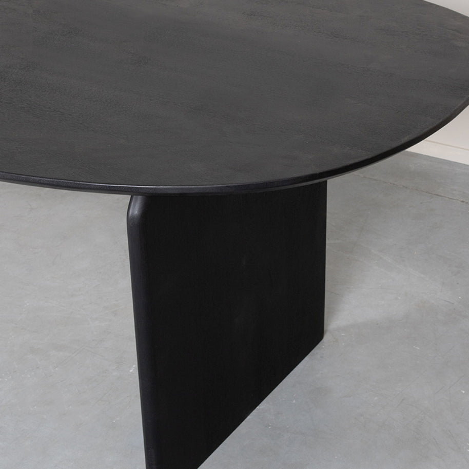 LABEL51 Eetkamertafels Cooper - Zwart - Mangohout - 210 cm